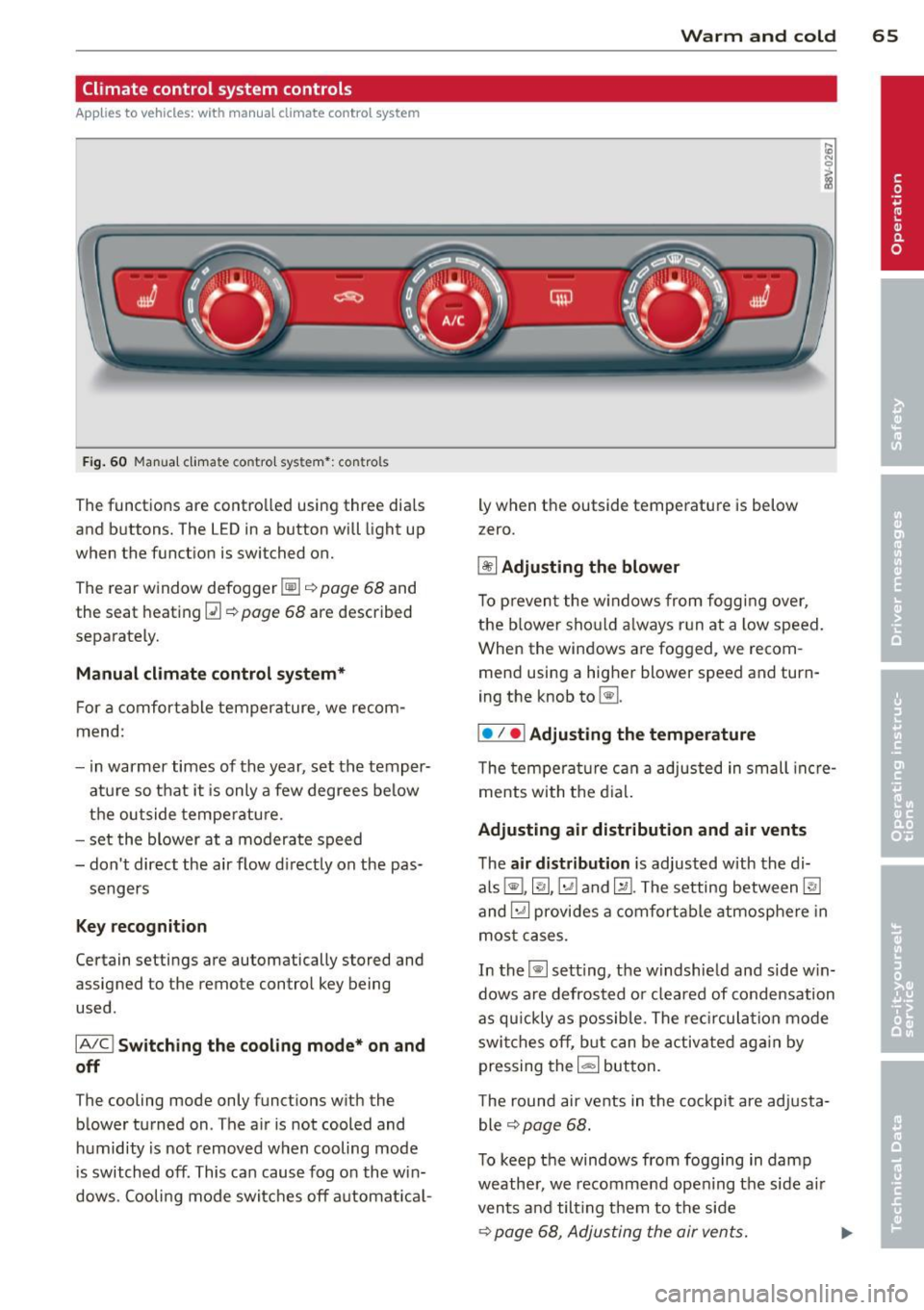 AUDI A3 SEDAN 2015 8V / 3.G Owners Manual 