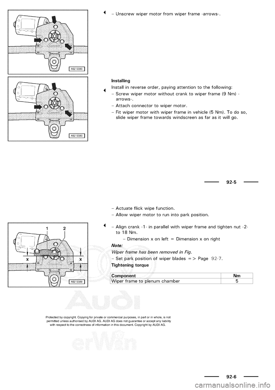 AUDI A3 1998 8L / 1.G Electrical System Workshop Manual 