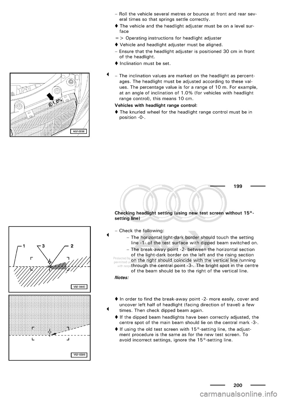 AUDI A3 2001 8L / 1.G Maintenance Workshop Manual 