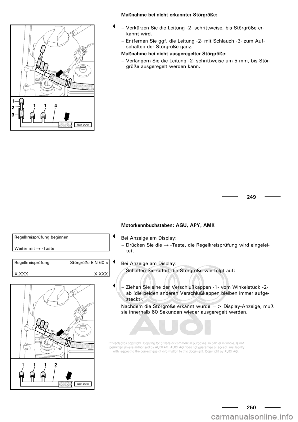 AUDI A3 2001 8L / 1.G Maintenance Workshop Manual 