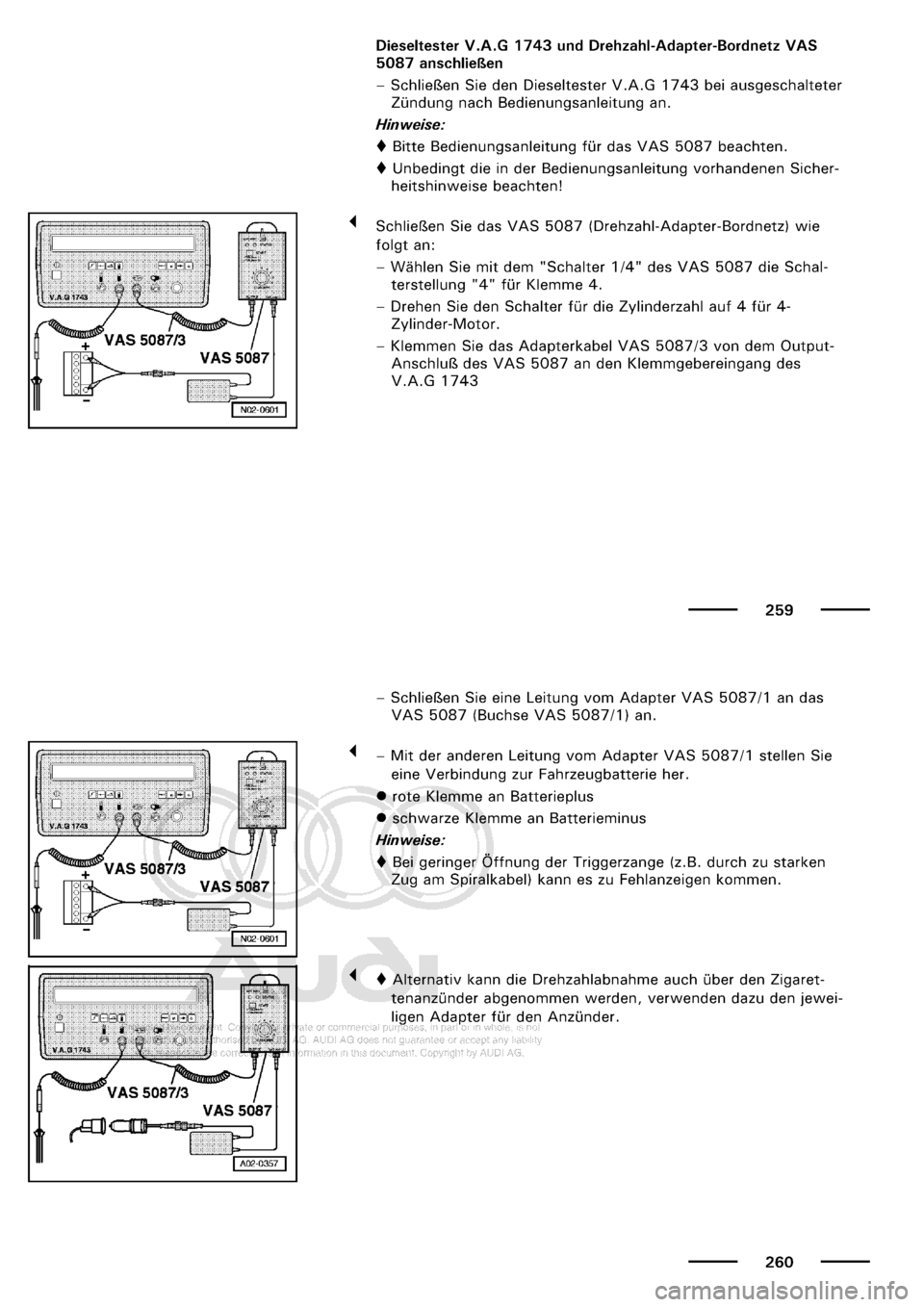 AUDI A3 2001 8L / 1.G Maintenance Workshop Manual 