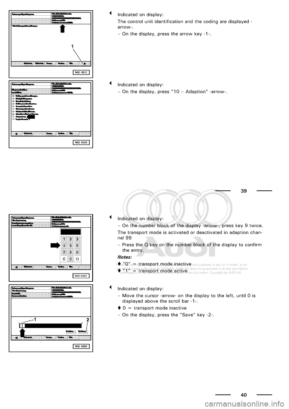 AUDI A3 2001 8L / 1.G Maintenance Workshop Manual 