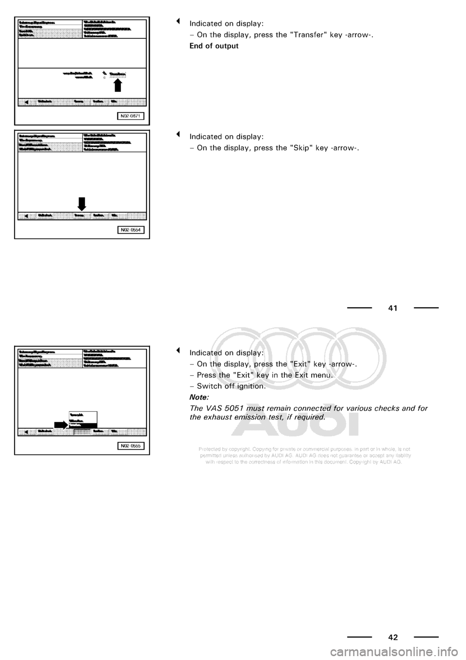 AUDI A3 2001 8L / 1.G Maintenance Workshop Manual 