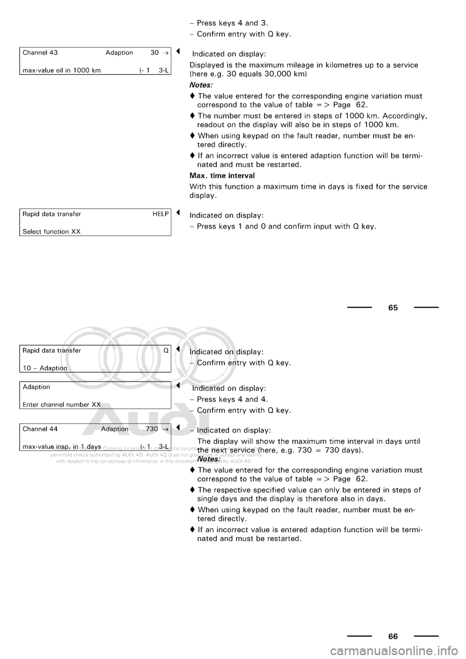 AUDI A3 2001 8L / 1.G Maintenance Workshop Manual 