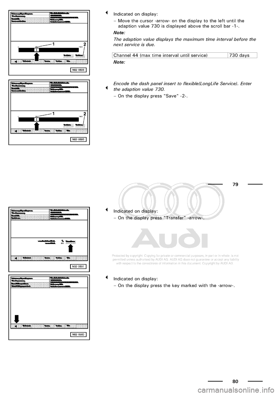 AUDI A3 2001 8L / 1.G Maintenance Workshop Manual 