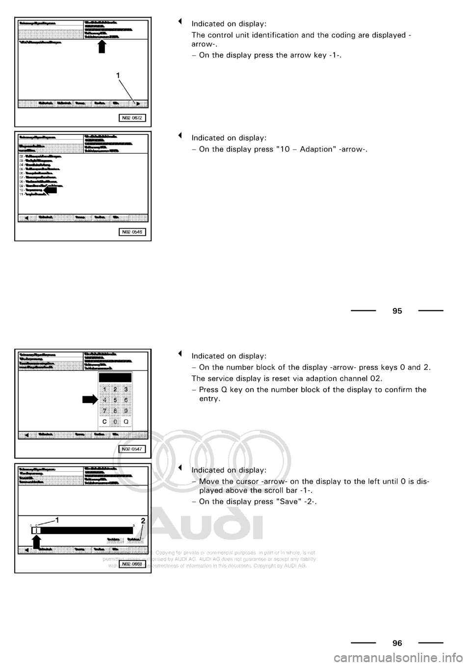 AUDI A3 2001 8L / 1.G Maintenance Workshop Manual 
