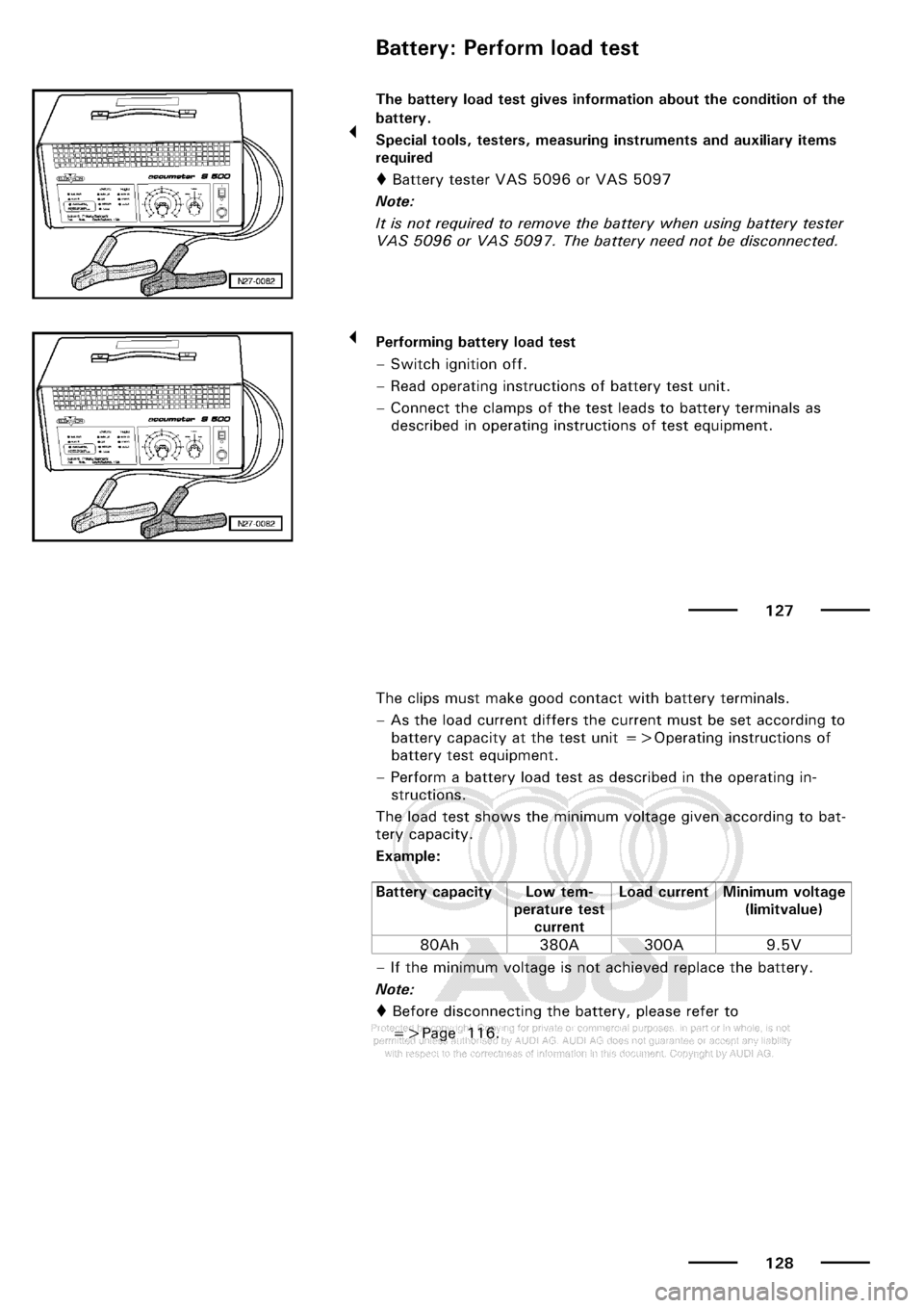 AUDI A3 2001 8L / 1.G Maintenance Workshop Manual 