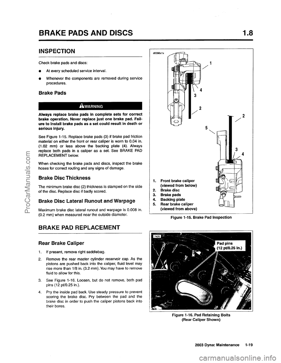 HARLEY-DAVIDSON DYNA GLIDE 2003  Service Manual  [21]
ProCarManuals.com 