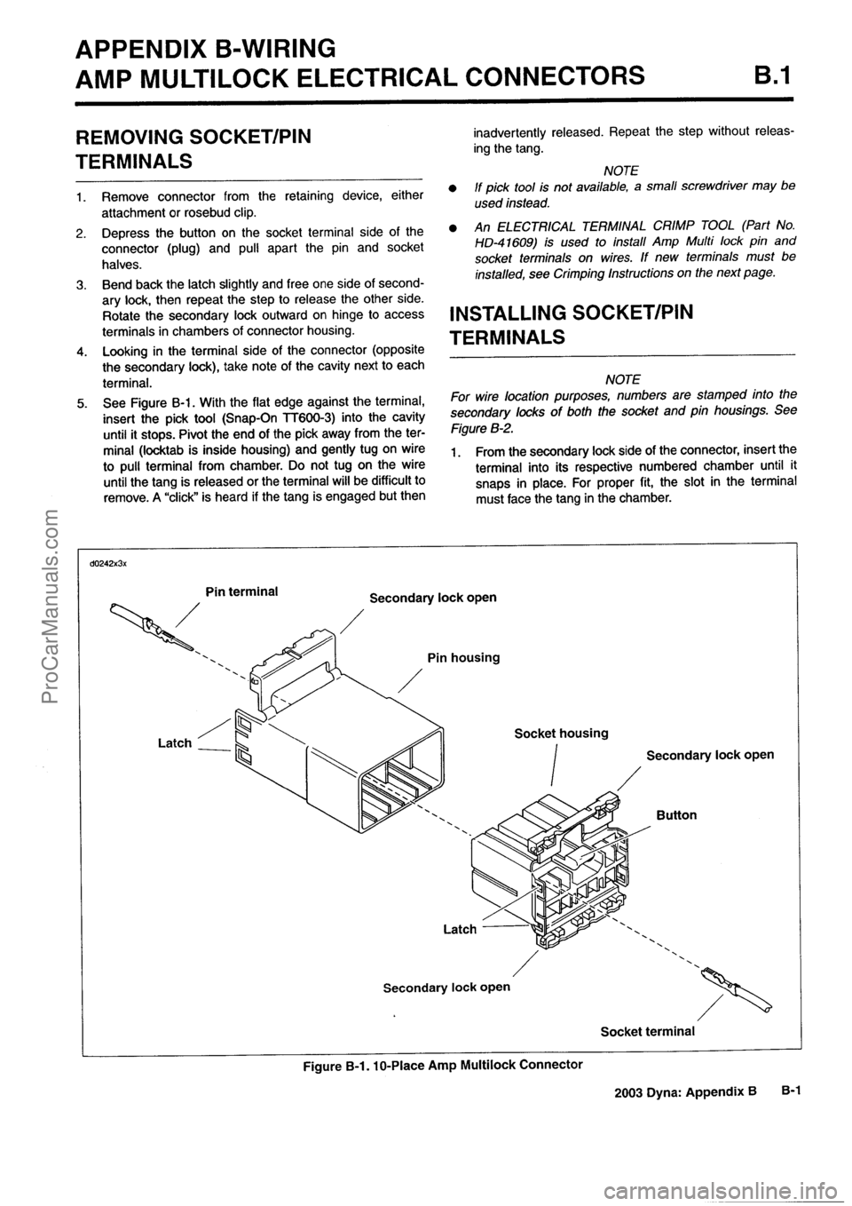 HARLEY-DAVIDSON DYNA GLIDE 2003  Service Manual ProCarManuals.com 