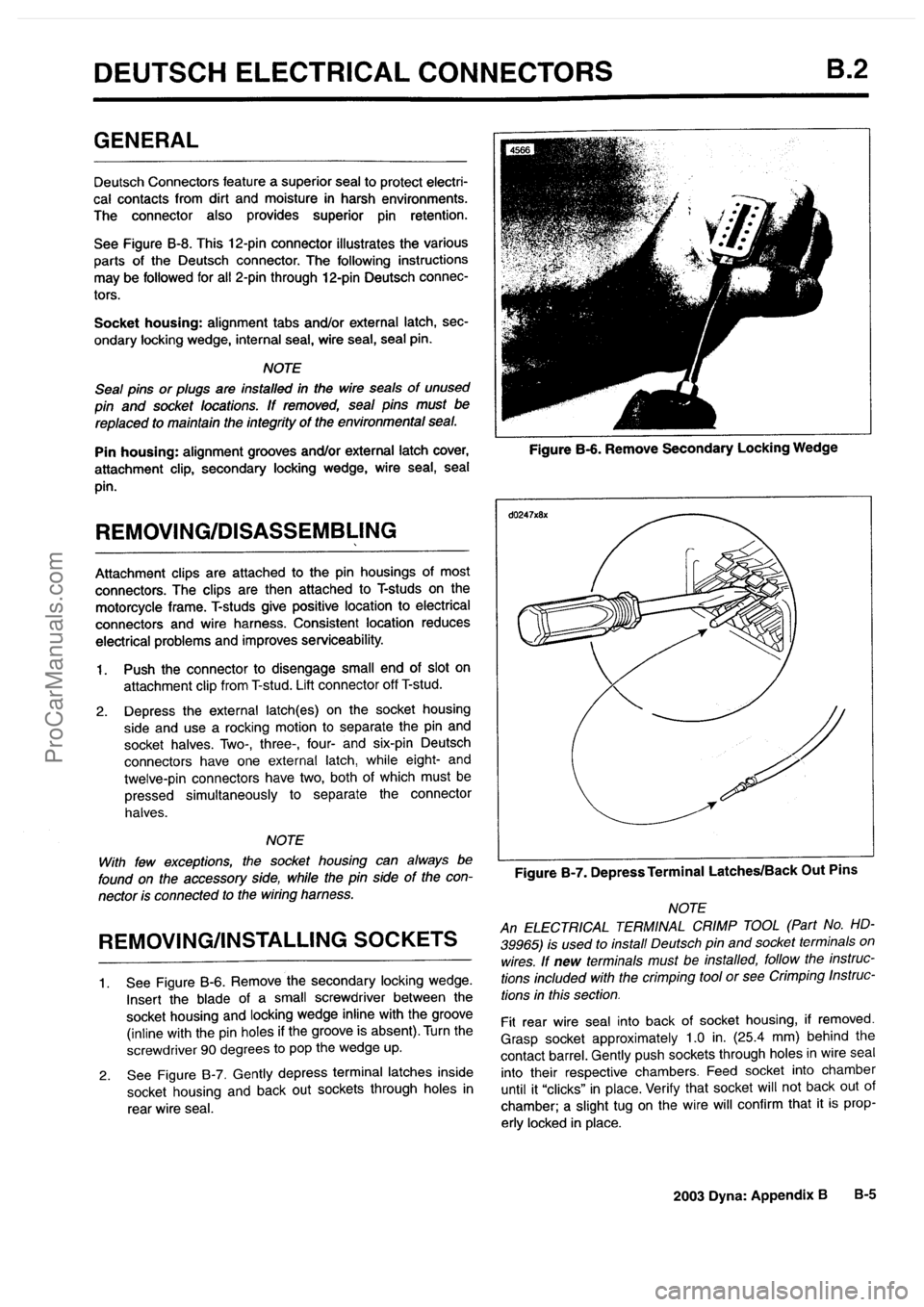 HARLEY-DAVIDSON DYNA GLIDE 2003  Service Manual  [5]
ProCarManuals.com 