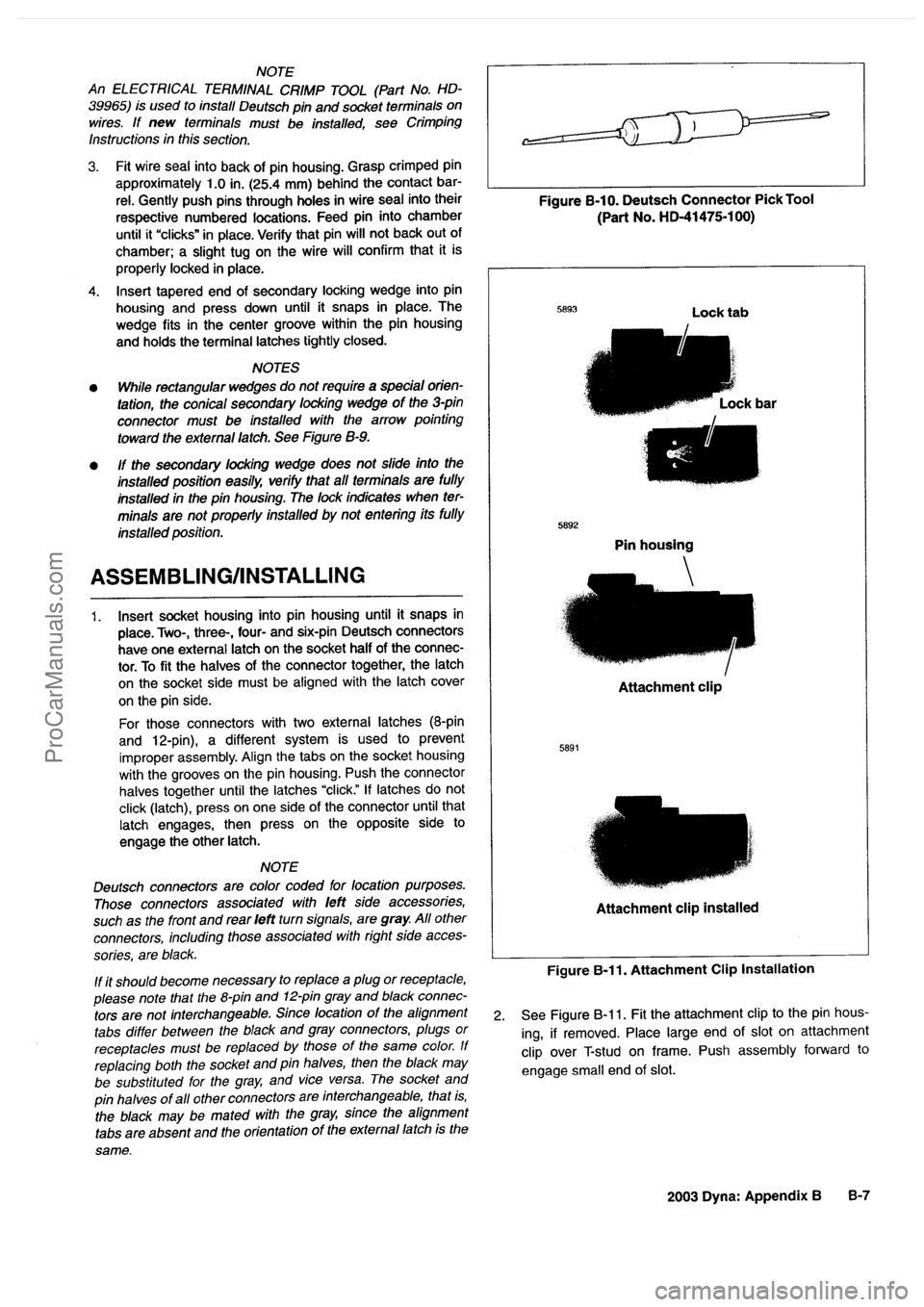 HARLEY-DAVIDSON DYNA GLIDE 2003  Service Manual  [7]
ProCarManuals.com 