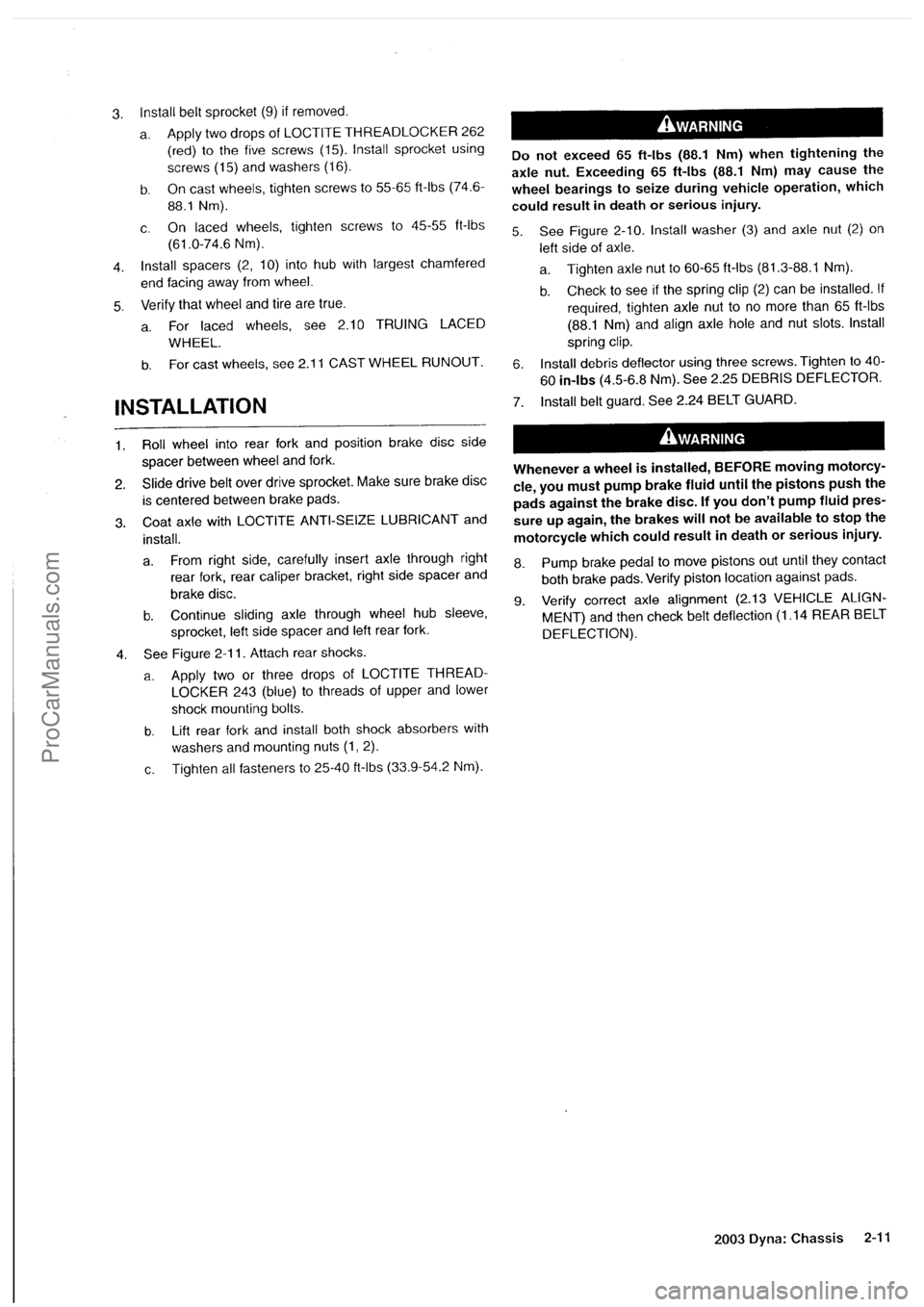 HARLEY-DAVIDSON DYNA GLIDE 2003  Service Manual  [13]
ProCarManuals.com 
