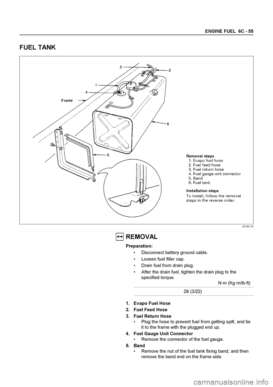 ISUZU ELF 1999  Workshop Manual 