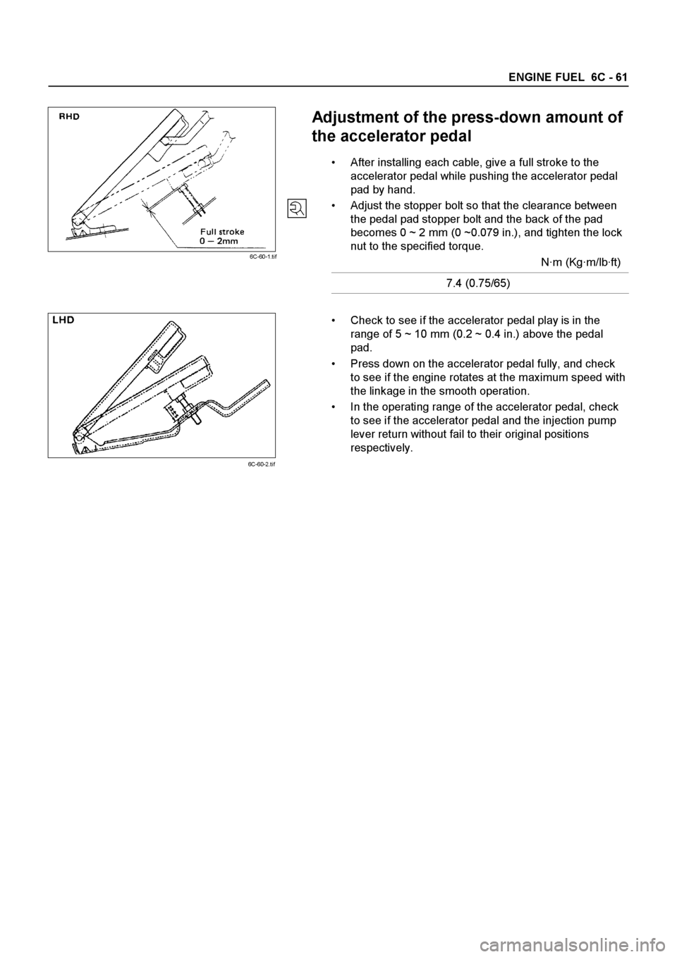 ISUZU ELF 1999  Workshop Manual 