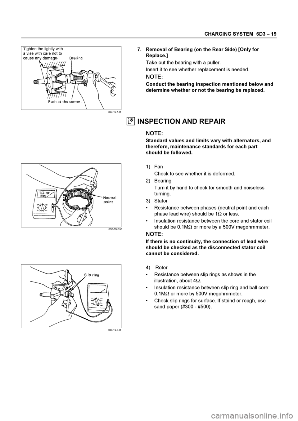 ISUZU ELF 1999  Workshop Manual 