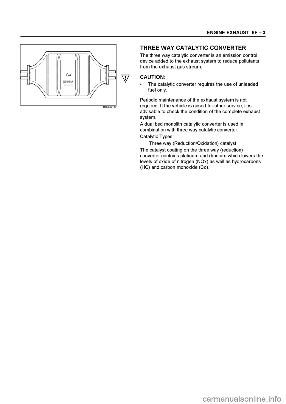ISUZU ELF 1999  Workshop Manual 