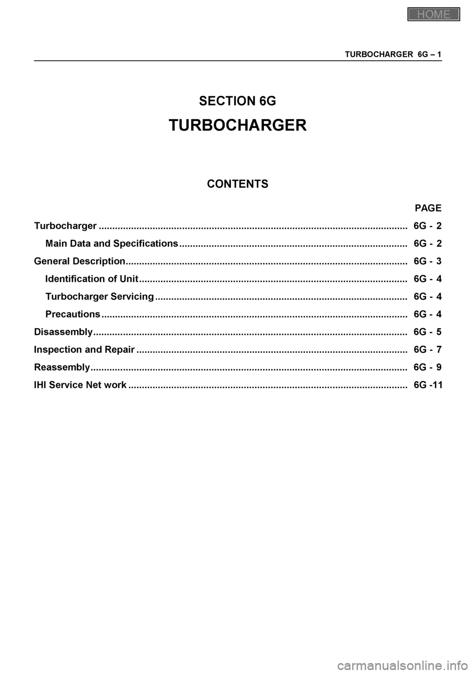 ISUZU ELF 1999  Workshop Manual 