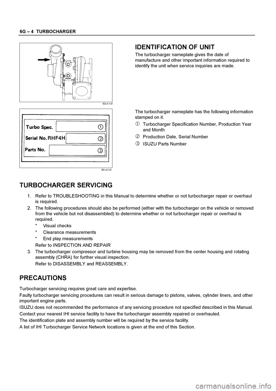 ISUZU ELF 1999  Workshop Manual 