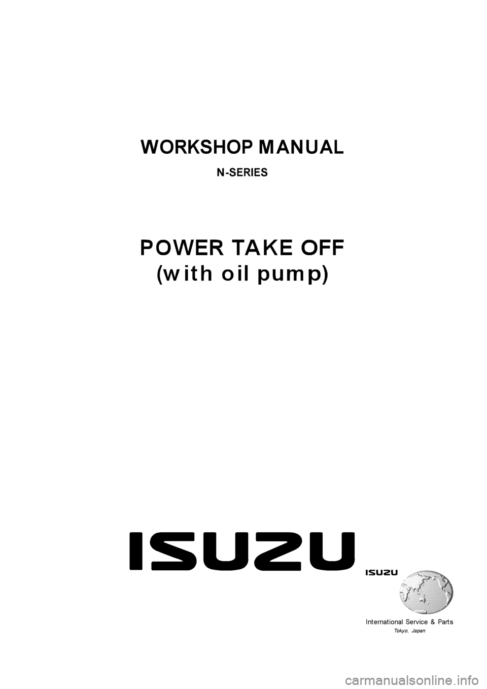 ISUZU ELF 1999  Workshop Manual 