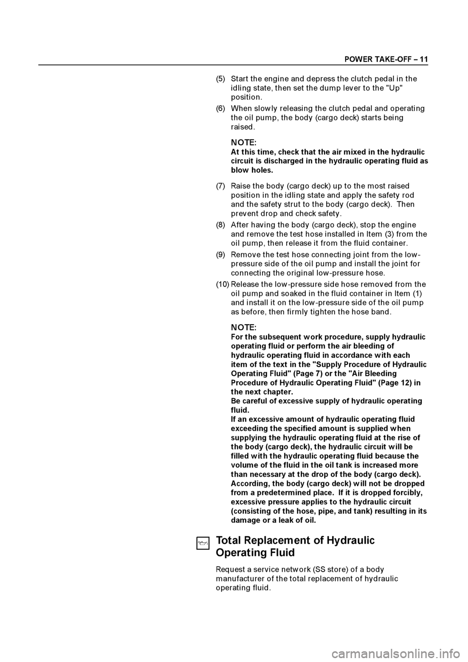 ISUZU ELF 1999  Workshop Manual 