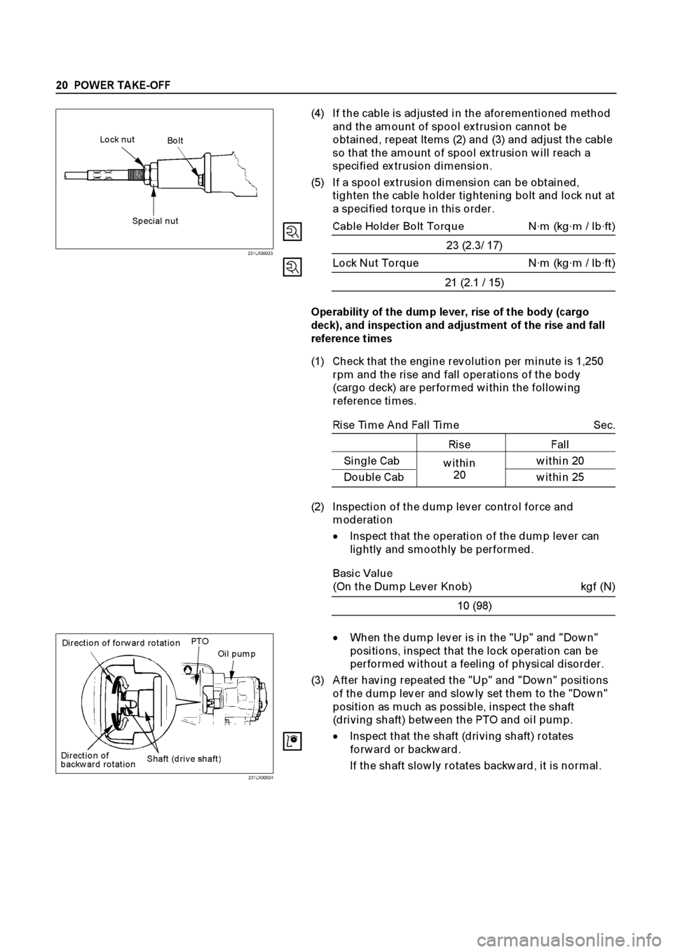 ISUZU ELF 1999  Workshop Manual 