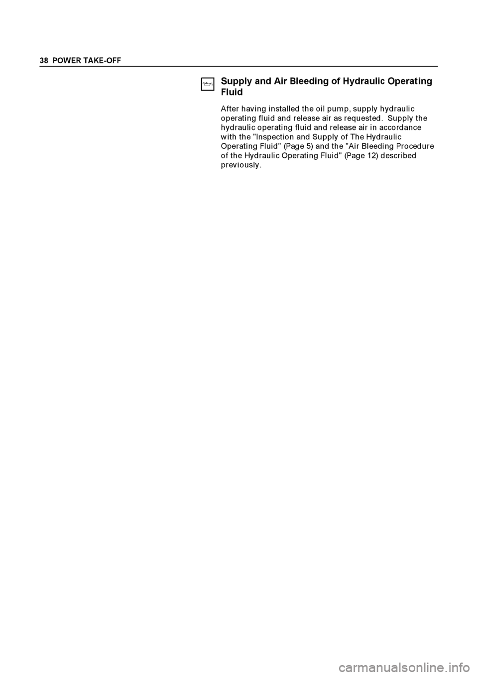 ISUZU ELF 1999  Workshop Manual 