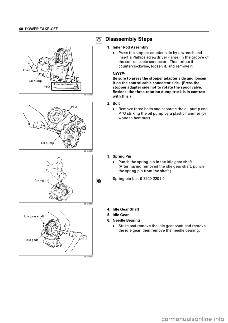 ISUZU ELF 1999  Workshop Manual 