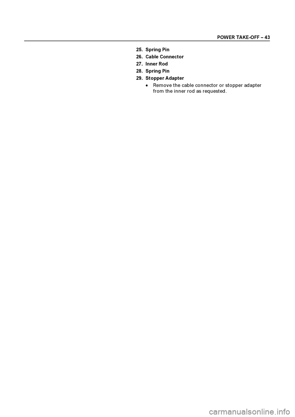 ISUZU ELF 1999  Workshop Manual 