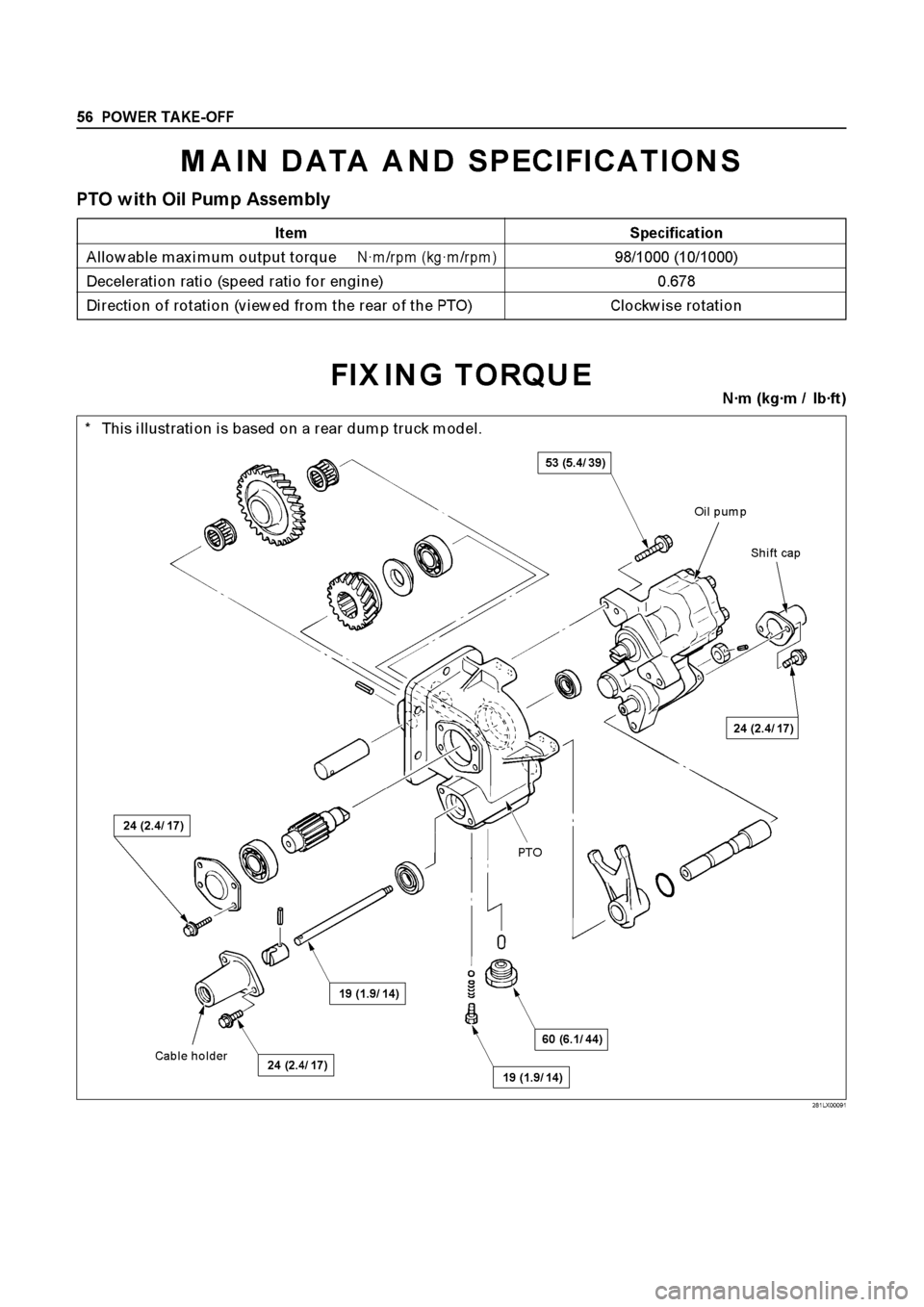 ISUZU ELF 1999  Workshop Manual 