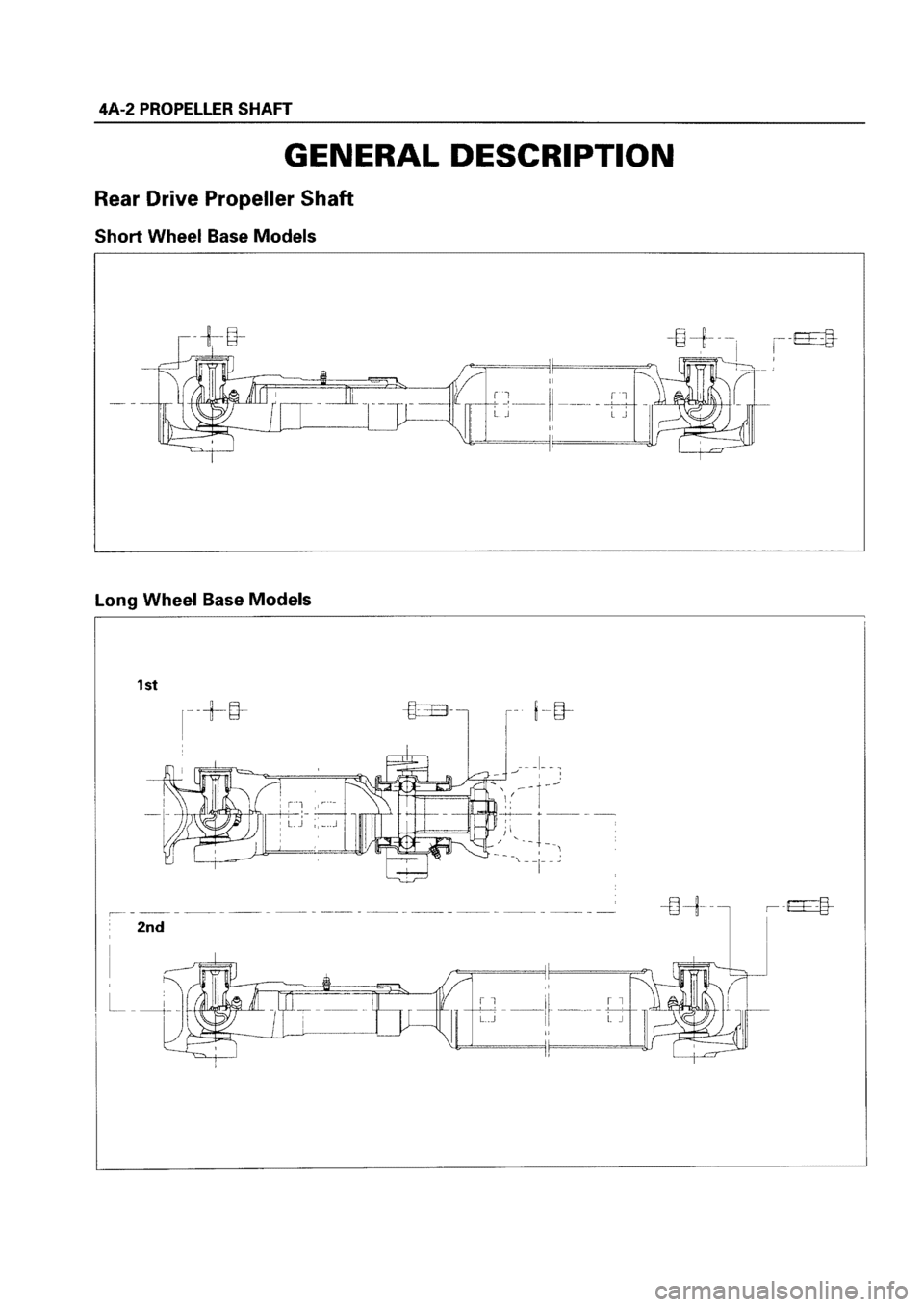 ISUZU ELF 1999  Workshop Manual 
