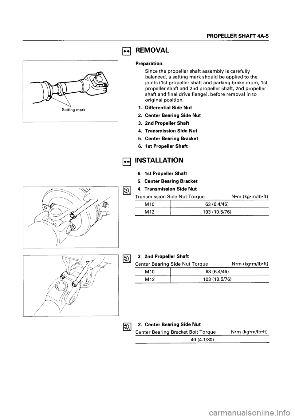 ISUZU ELF 1999  Workshop Manual 