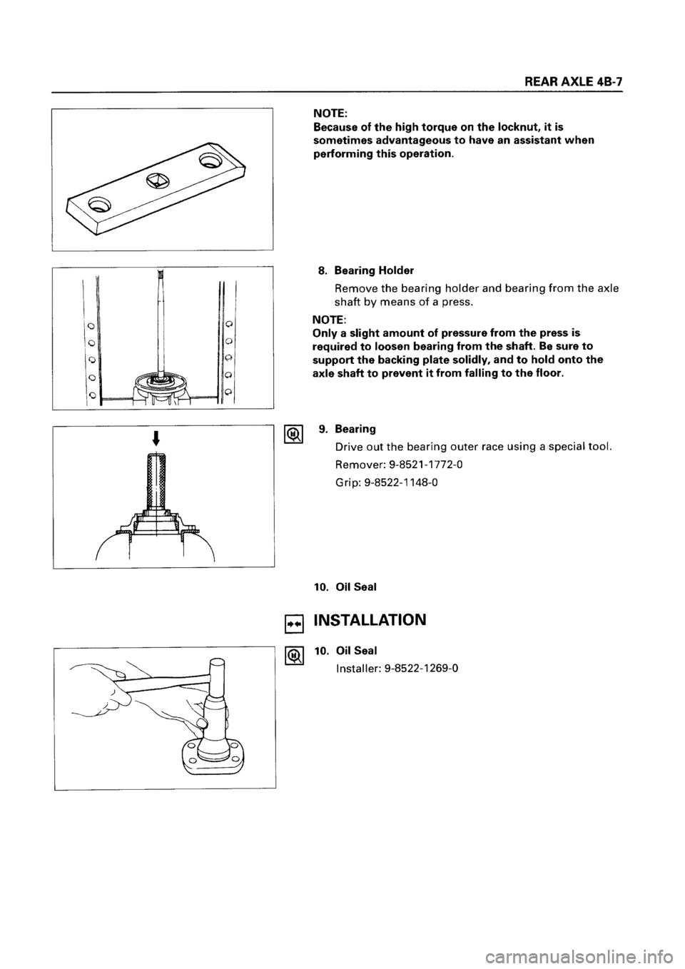 ISUZU ELF 1999  Workshop Manual 