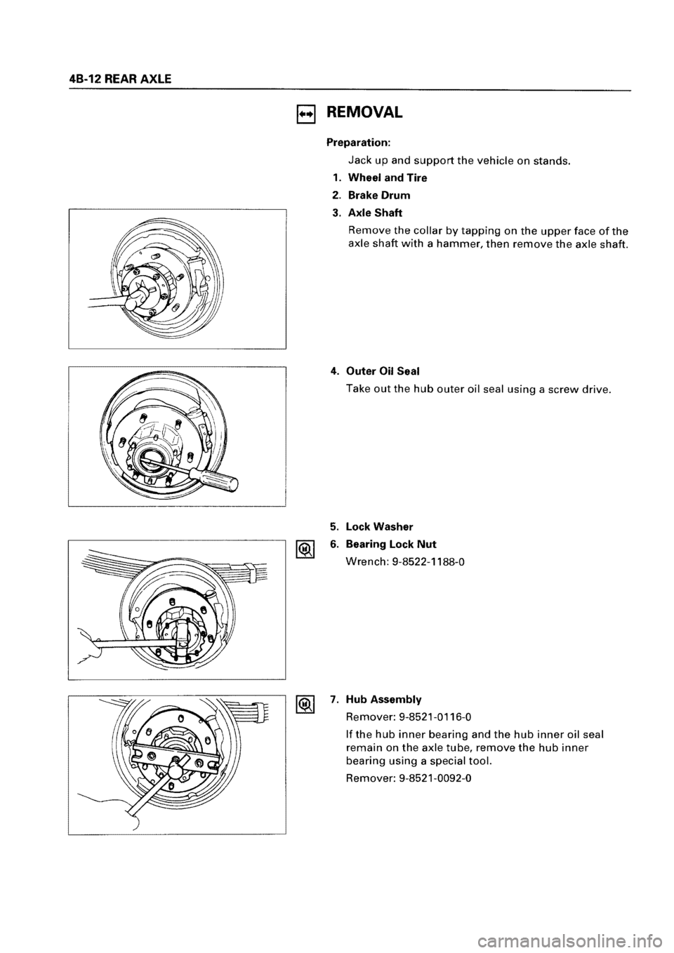 ISUZU ELF 1999  Workshop Manual 