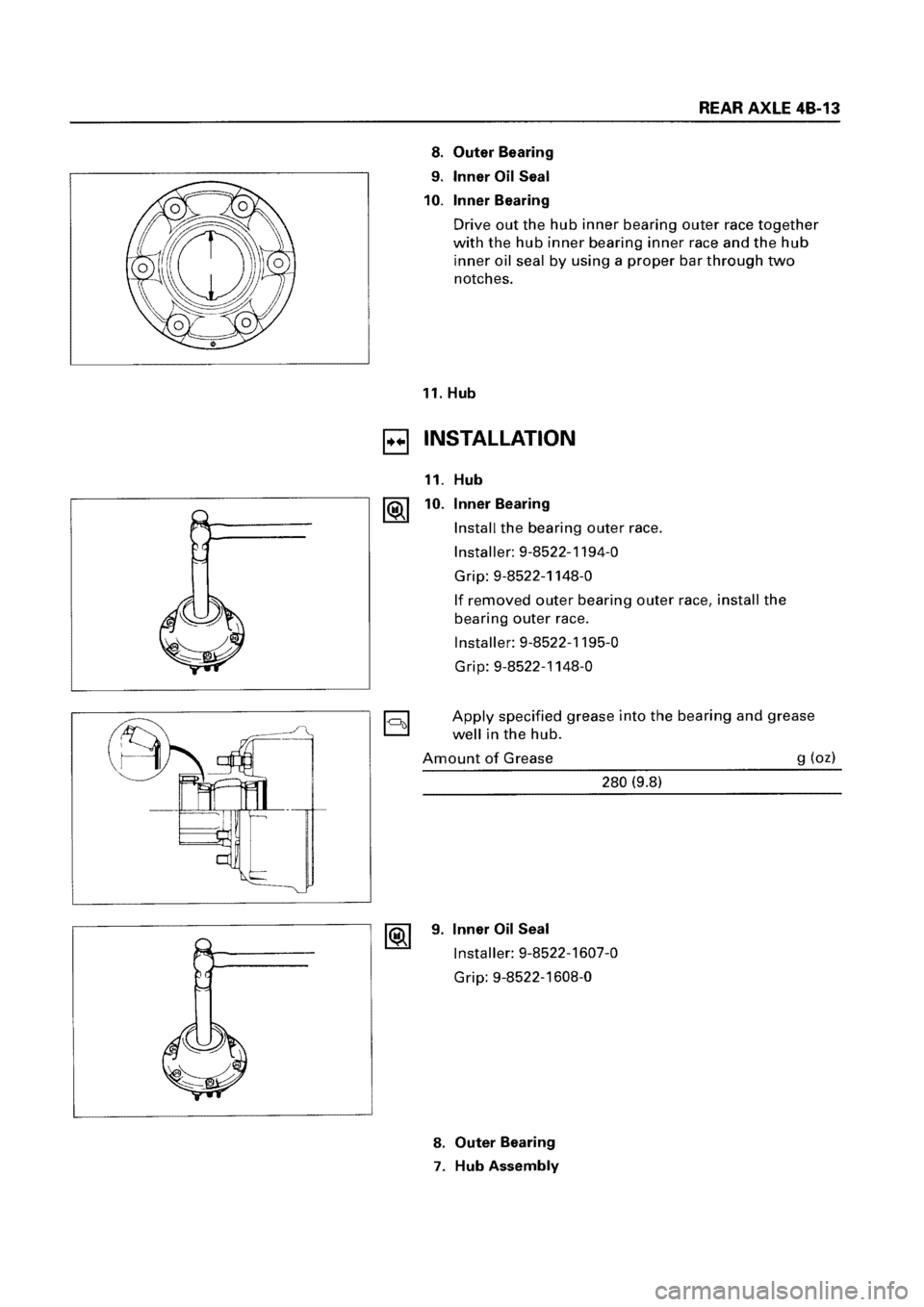 ISUZU ELF 1999  Workshop Manual 