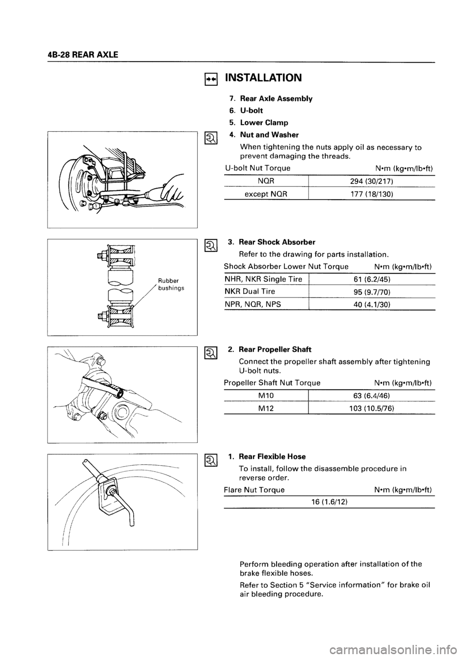 ISUZU ELF 1999  Workshop Manual 