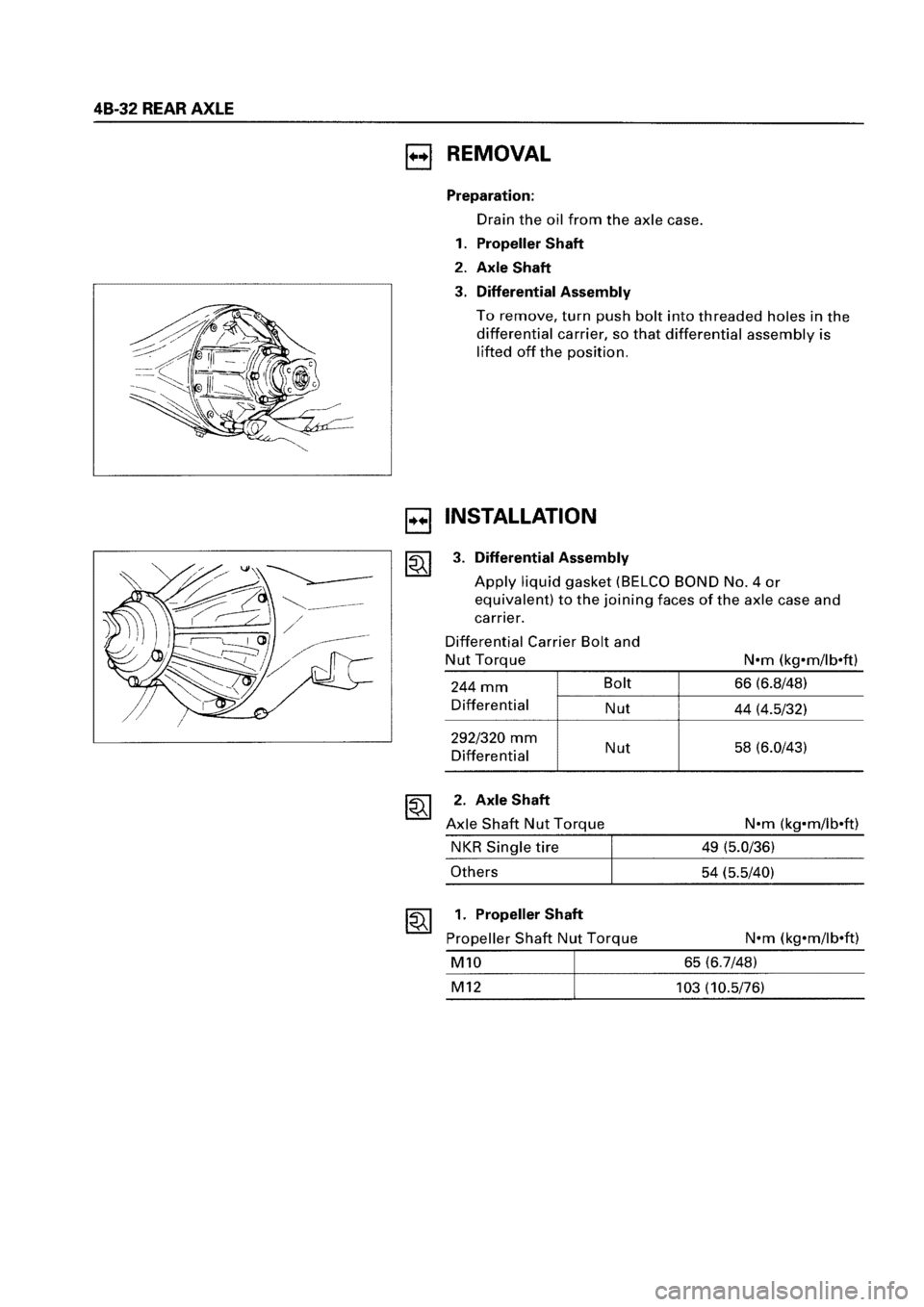 ISUZU ELF 1999  Workshop Manual 
