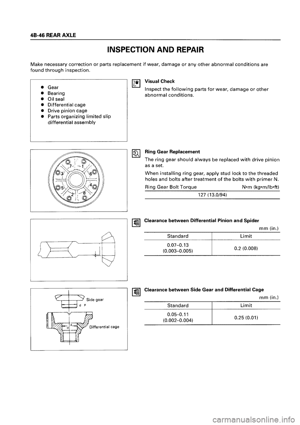 ISUZU ELF 1999  Workshop Manual 