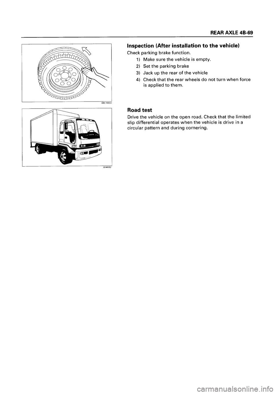 ISUZU ELF 1999  Workshop Manual 