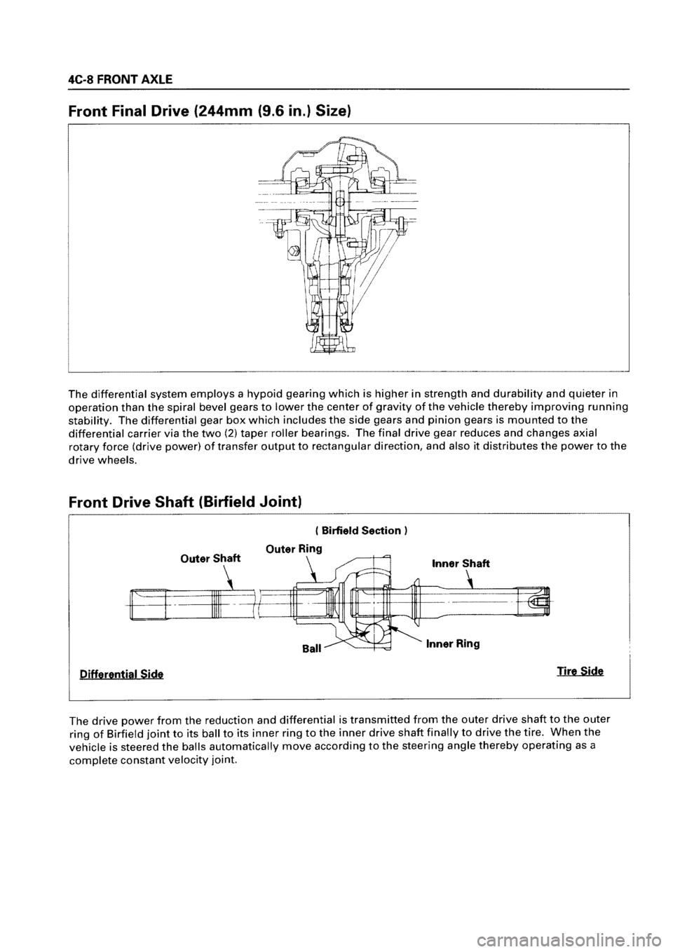 ISUZU ELF 1999  Workshop Manual 