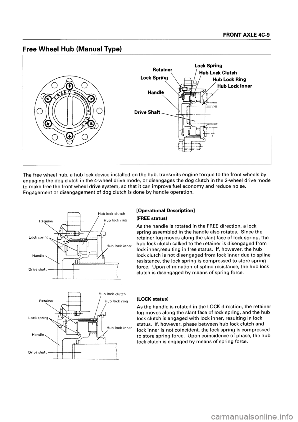ISUZU ELF 1999  Workshop Manual 