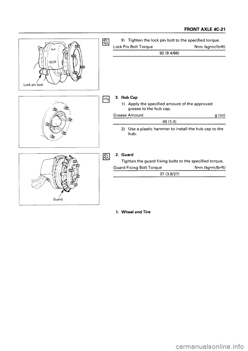 ISUZU ELF 1999  Workshop Manual 