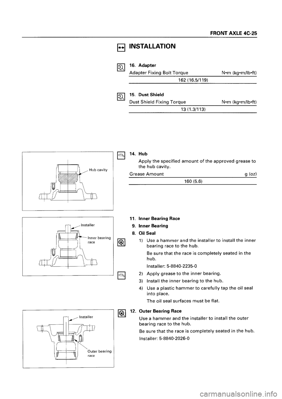 ISUZU ELF 1999  Workshop Manual 