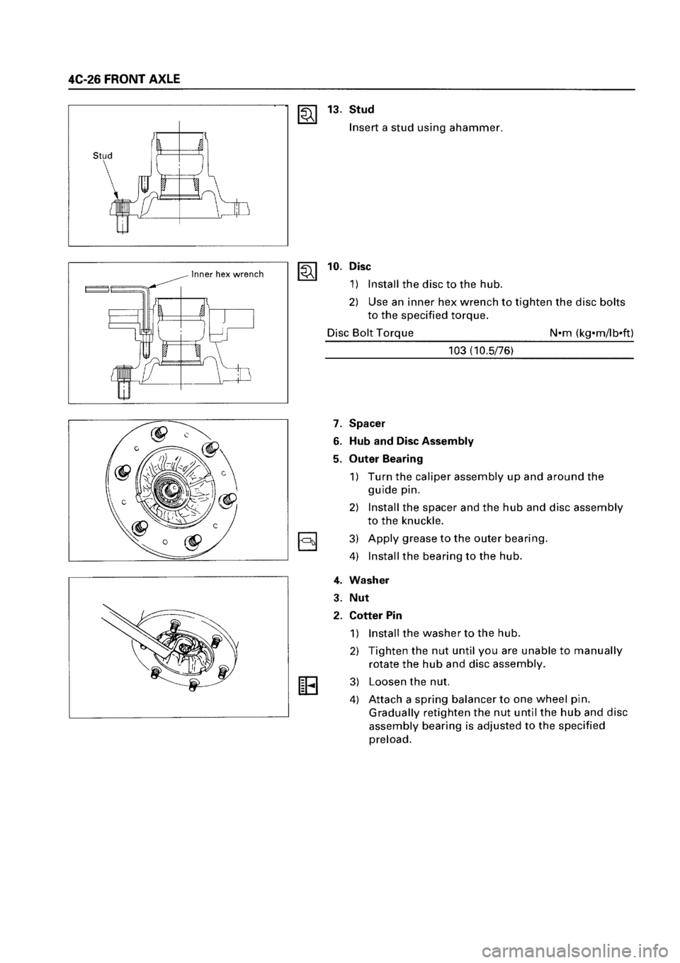 ISUZU ELF 1999  Workshop Manual 