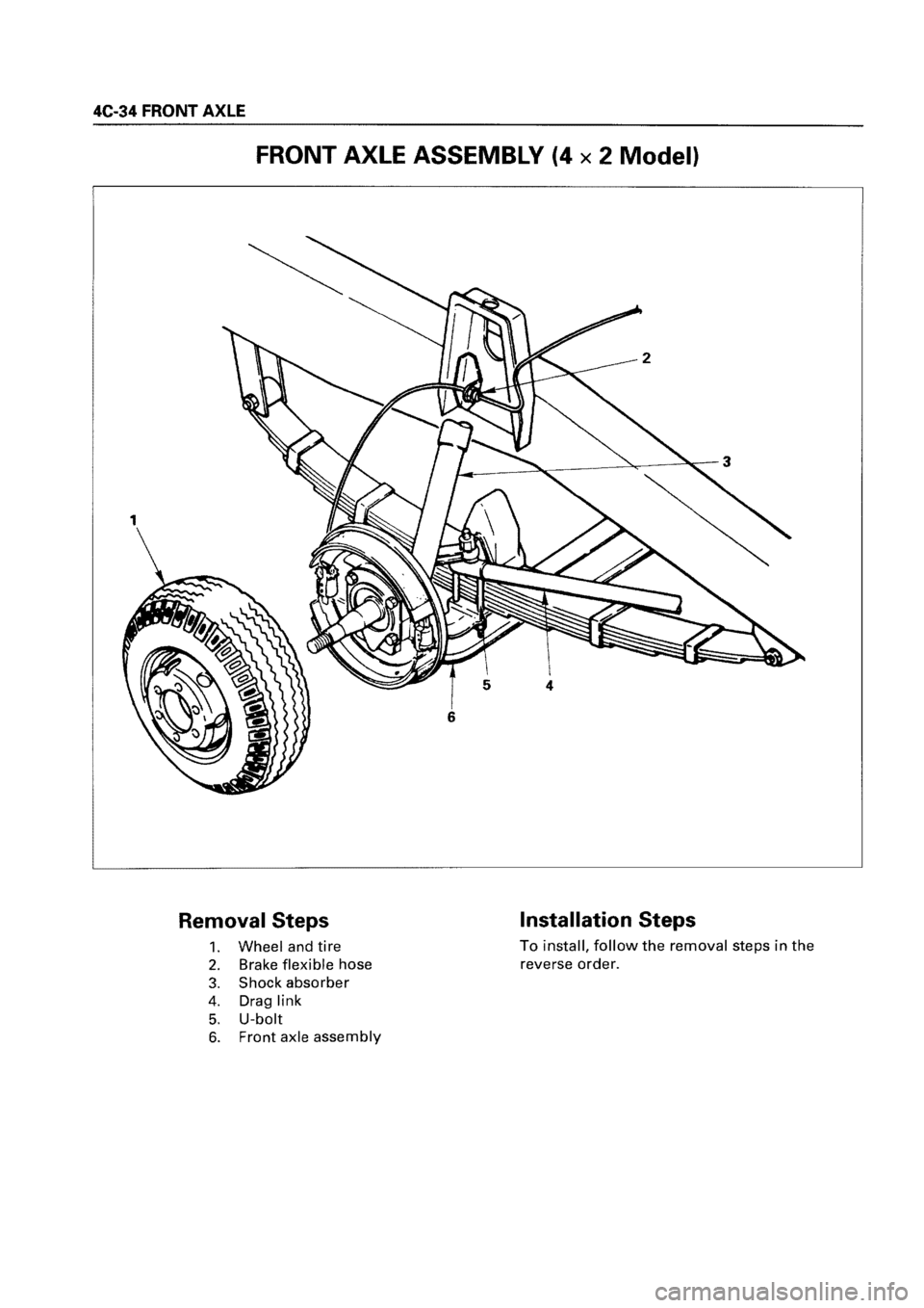 ISUZU ELF 1999  Workshop Manual 