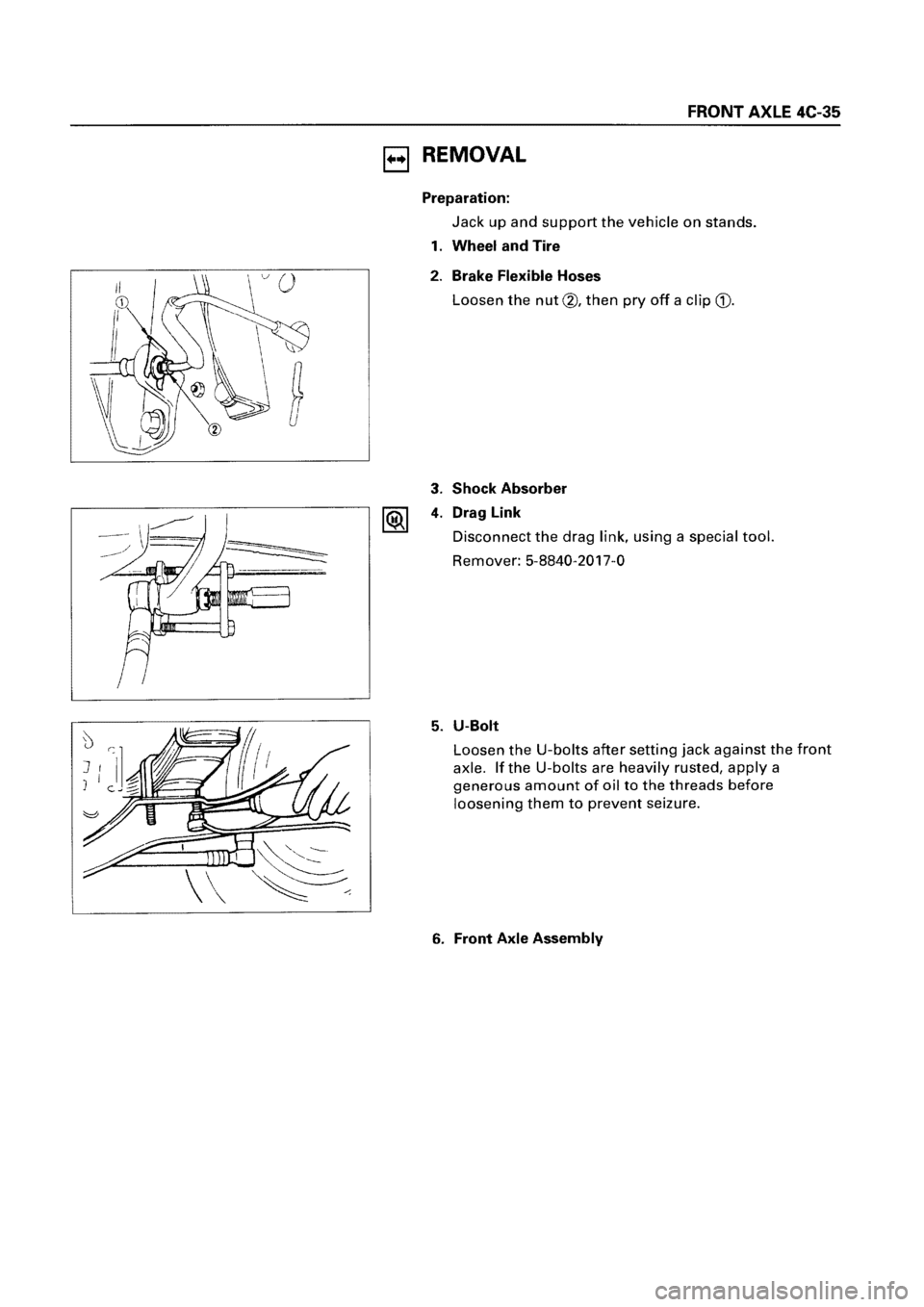 ISUZU ELF 1999  Workshop Manual 