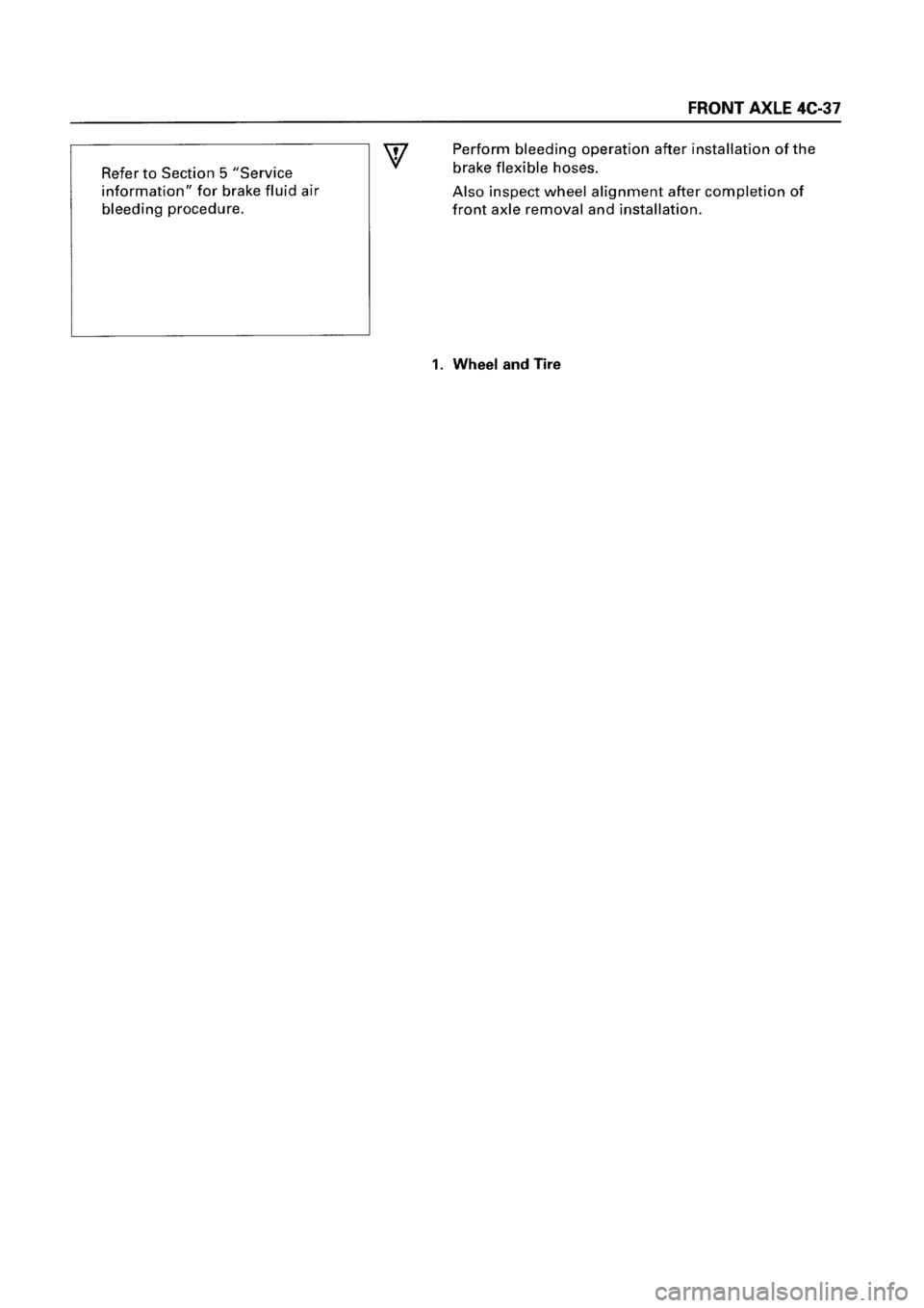 ISUZU ELF 1999  Workshop Manual 