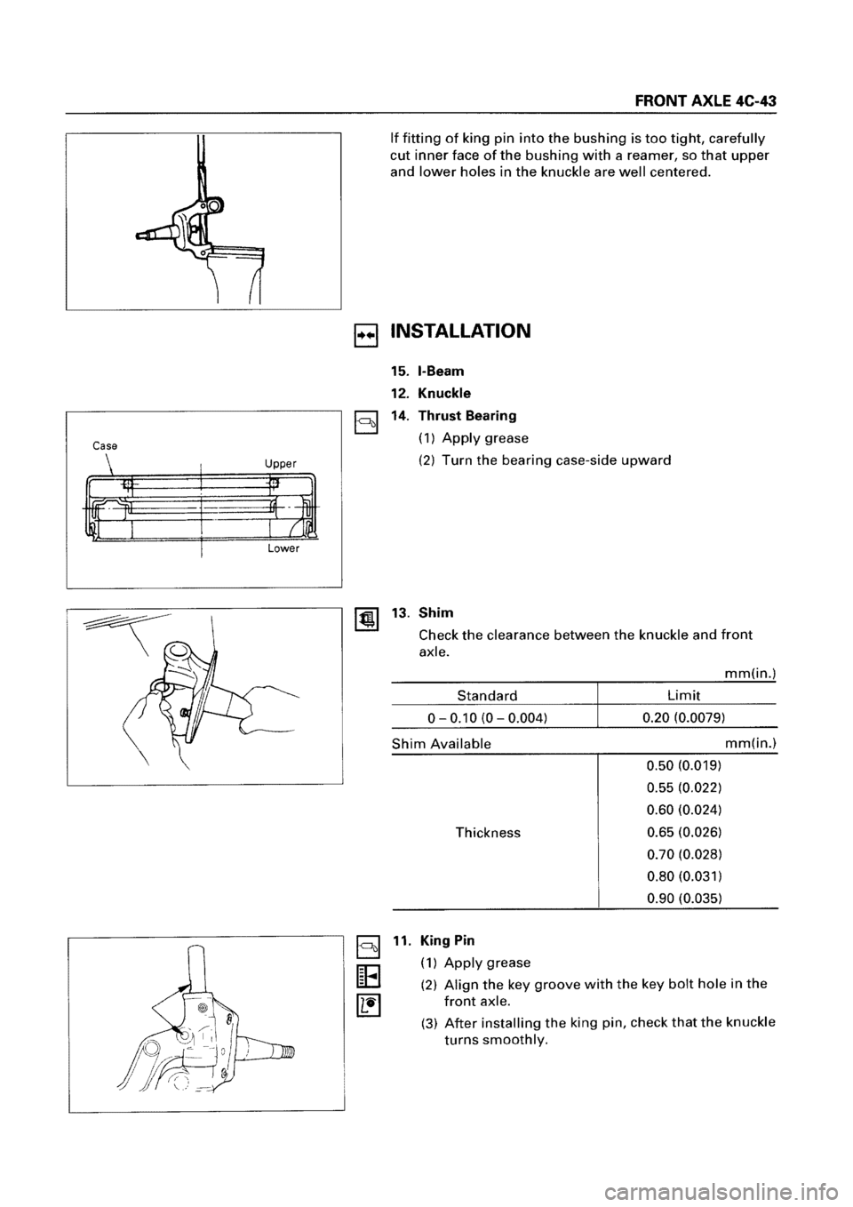 ISUZU ELF 1999  Workshop Manual 