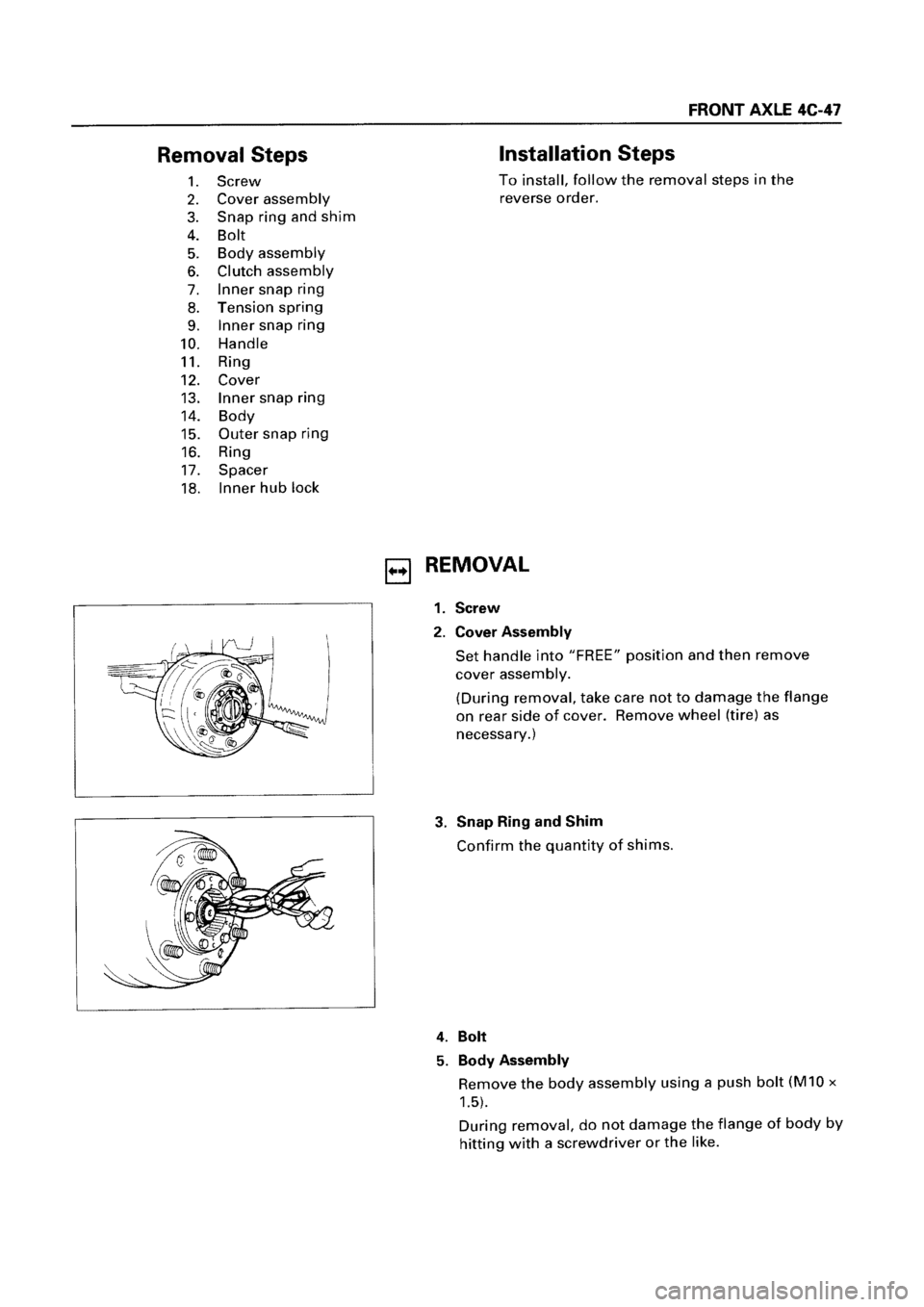 ISUZU ELF 1999  Workshop Manual 