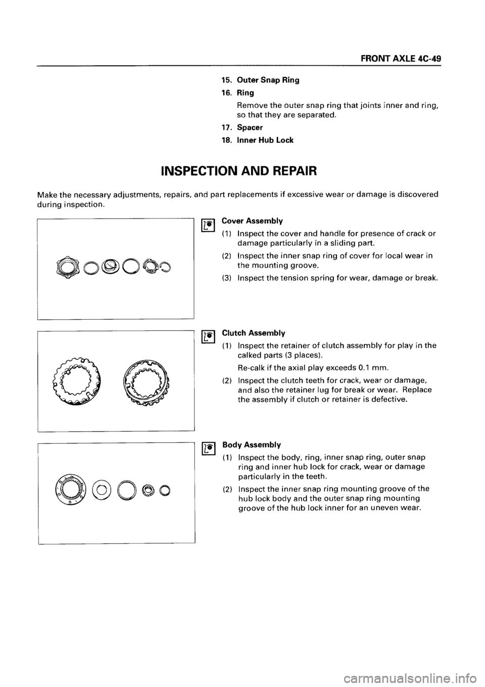 ISUZU ELF 1999  Workshop Manual 