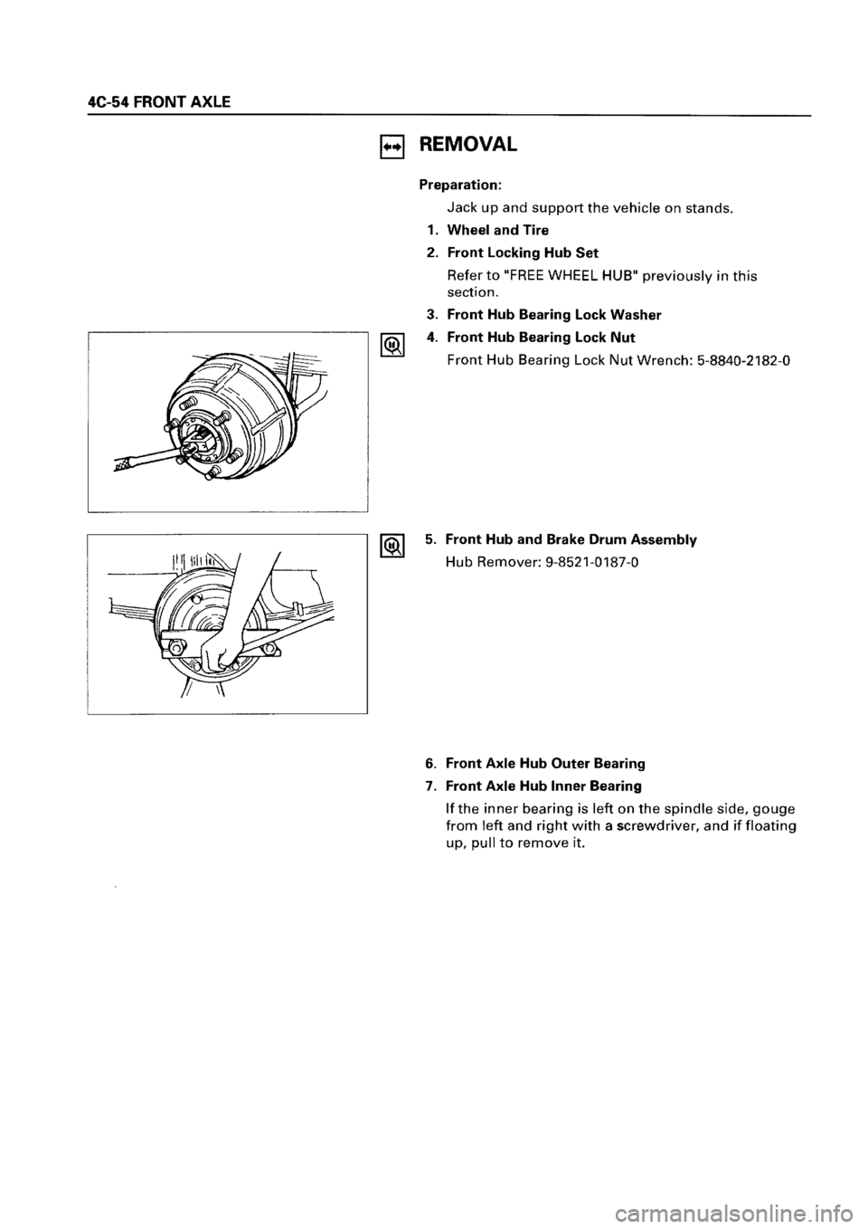 ISUZU ELF 1999  Workshop Manual 